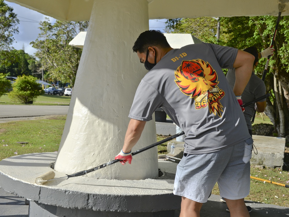 36 CONS Airmen Volunteer in Piti, Guam