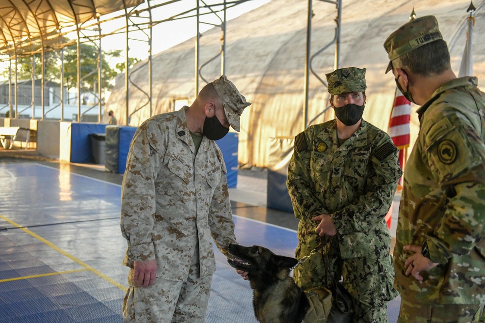 Sgt. Maj. Richard Thresher visits Djibouti