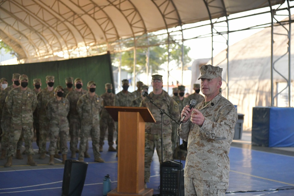 Sgt. Maj. Richard Thresher visits Djibouti