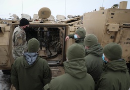Lithuanian, U.S. mortarmen complete night mortar live fire