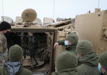 Lithuanian, U.S. mortarmen complete night mortar live fire