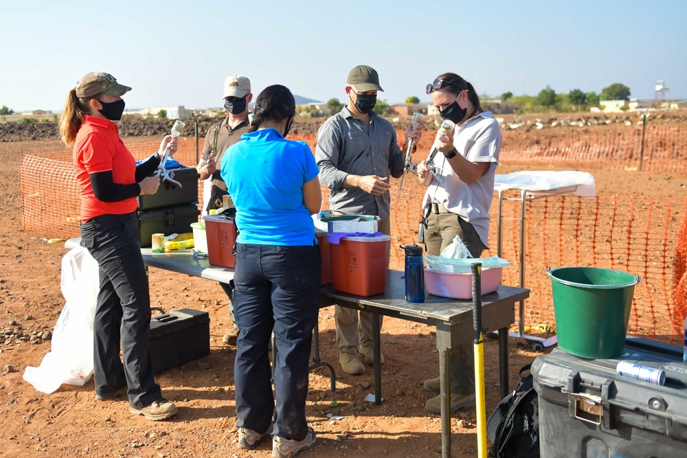 Civil Affairs East Africa Team participates in veterinary exchange