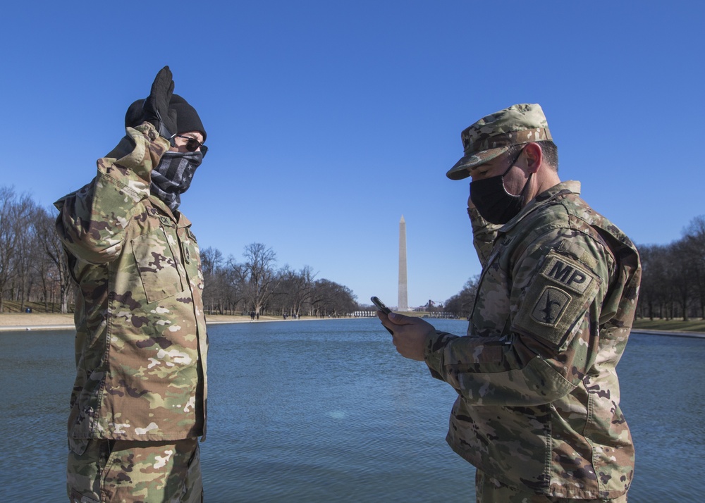 Nebraska Soldiers promoted in D.C. while on inauguration duty