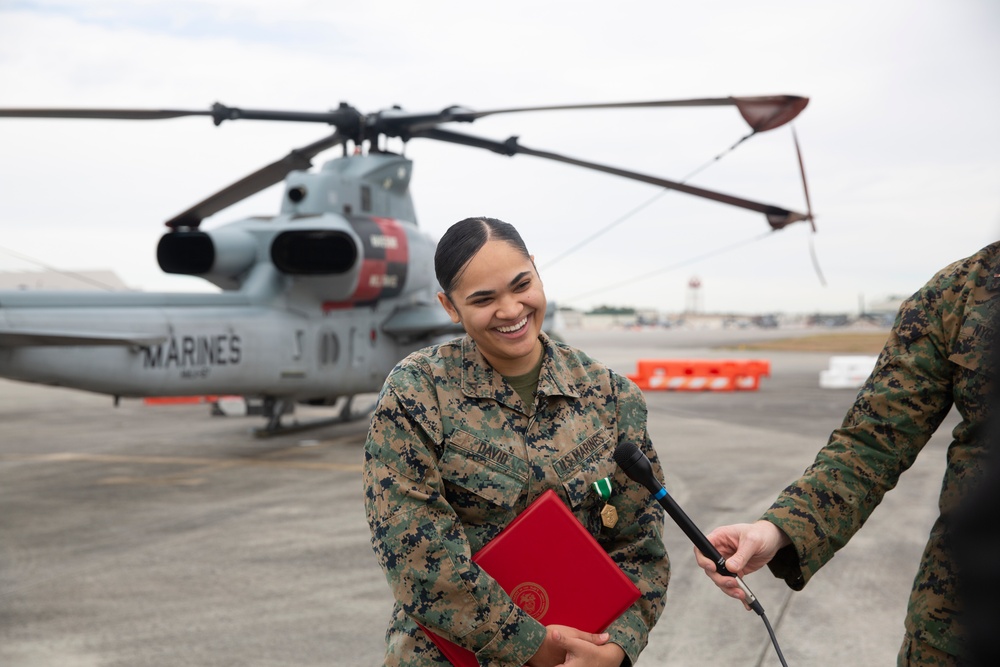 Marine from Bridgeport, Connecticut awarded for saving toddler
