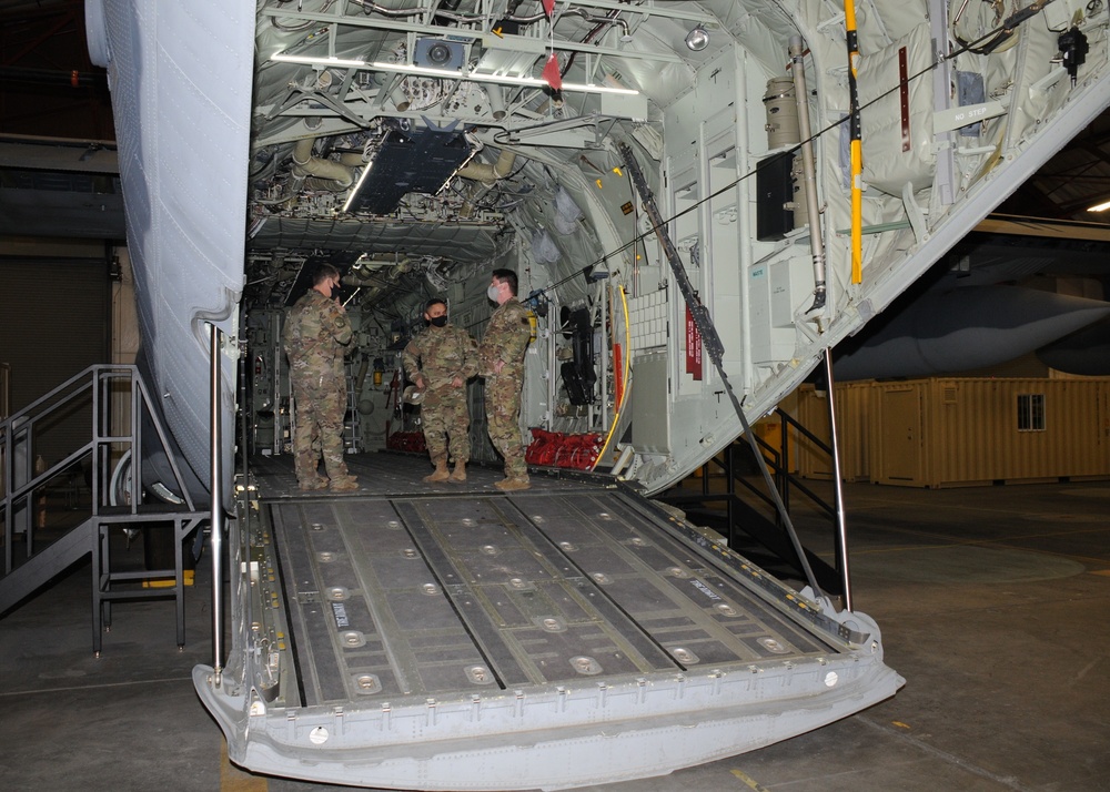 58th SOW leaders at Kirtland AFB welcome Enhanced Fuselage Trainer