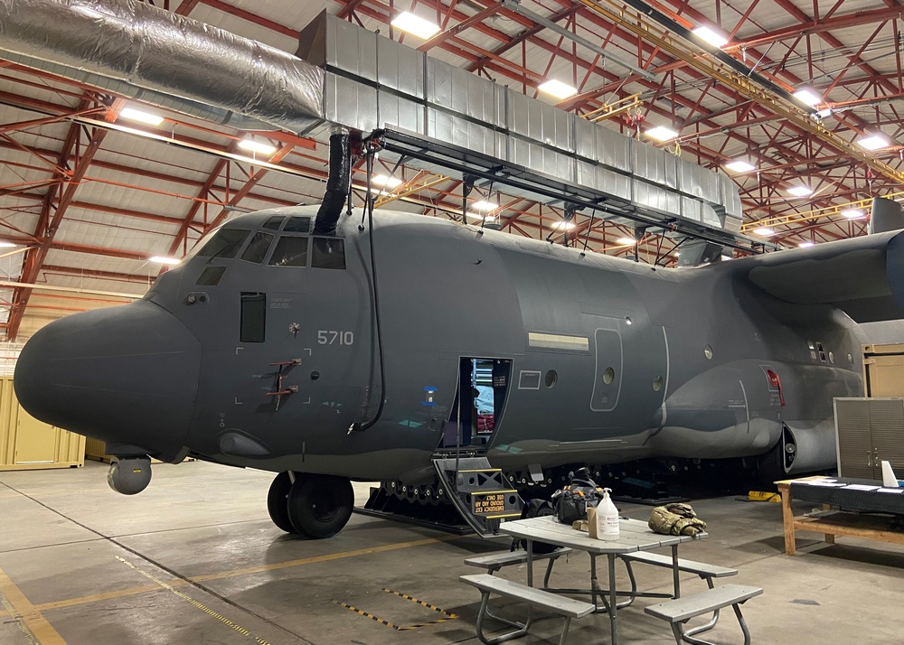 58th SOW leaders at Kirtland AFB welcome Enhanced Fuselage Trainer