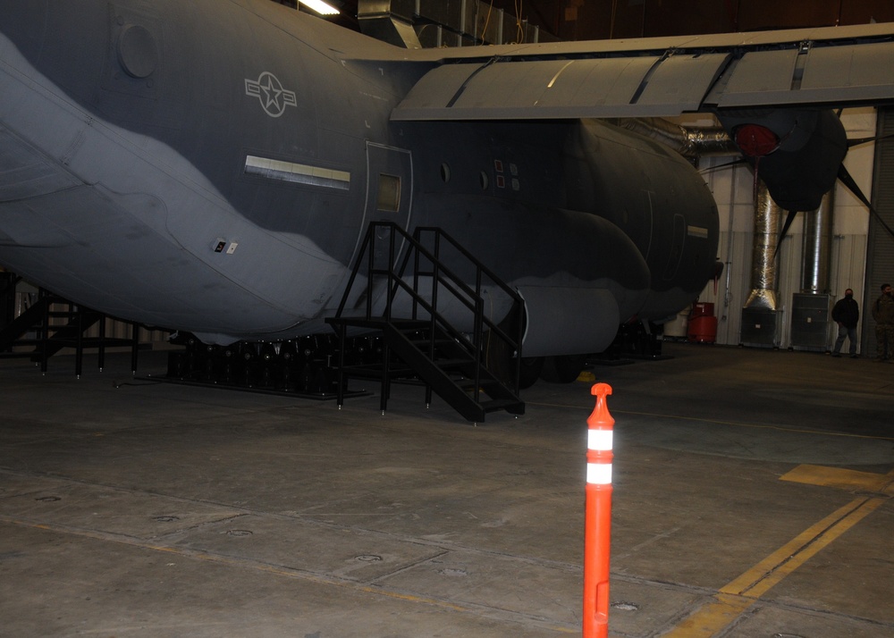 58th SOW leaders at Kirtland AFB welcome Enhanced Fuselage Trainer