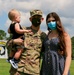Soldiers and their families from 3rd Brigade Combat Team welcome home Rakkasans