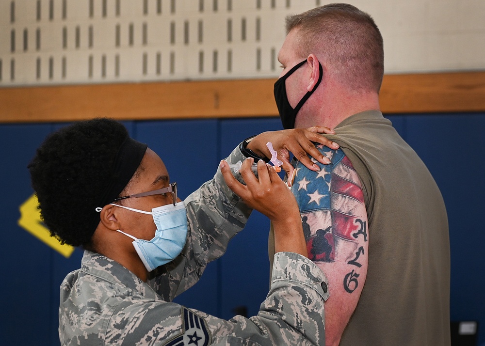Limited supply of COVID-19 vaccine arrives at Hanscom