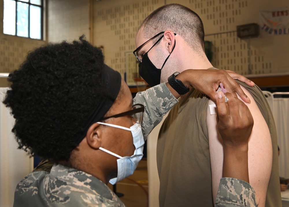 Limited supply of COVID-19 vaccine arrives at Hanscom