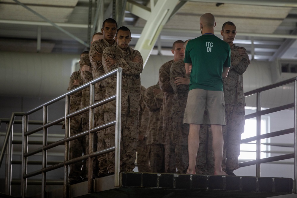 Alpha Company Swim Qualification