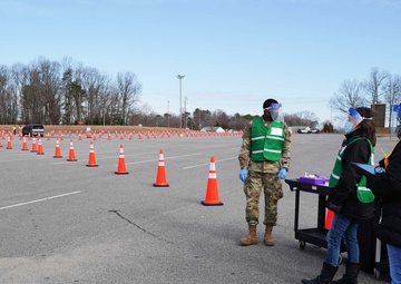 St. Mary’s Receives Guard’s Help in Vaccinating Fellow Citizens