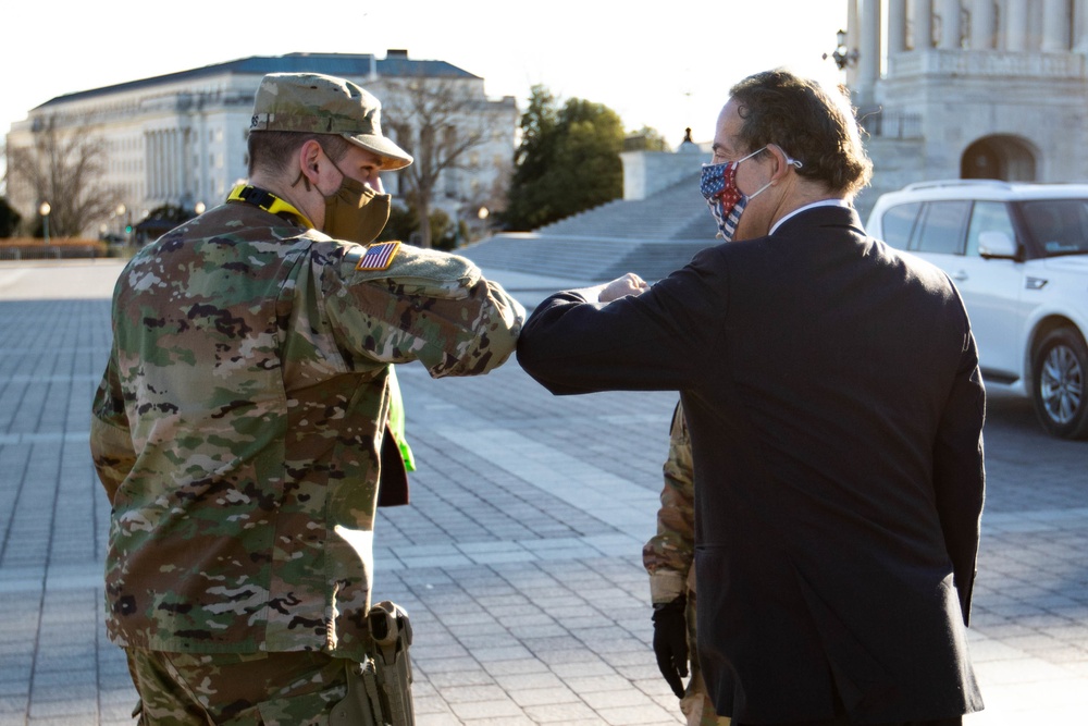 Congressman Raskin visits MDNG Leaders