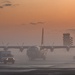 Ground fog in the early morning