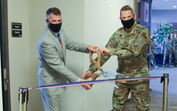 Force Development Center re-opens, hosts ribbon cutting