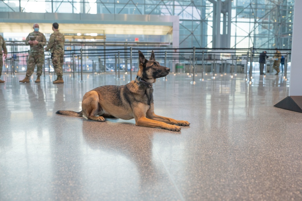 NY State Police Troopers support state efforts to administer COVID-19 vaccines