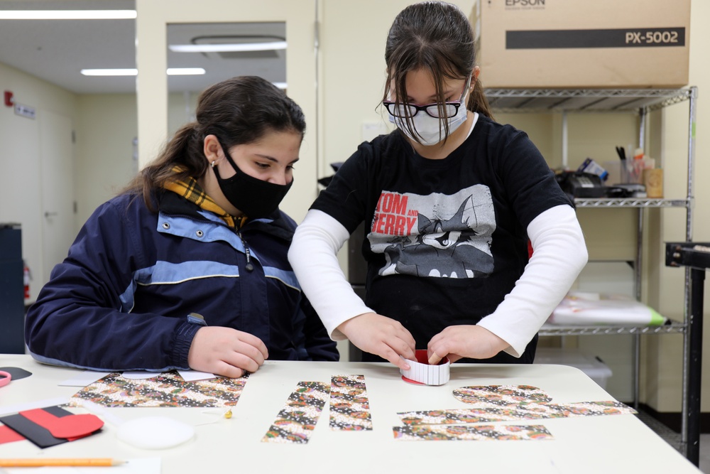 Camp Zama Arts and Crafts patrons learn about Japanese culture with craft project