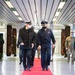 Belgian Chief of Defense Admiral Michel Hofman, SACEUR General Tod D. Wolters meet