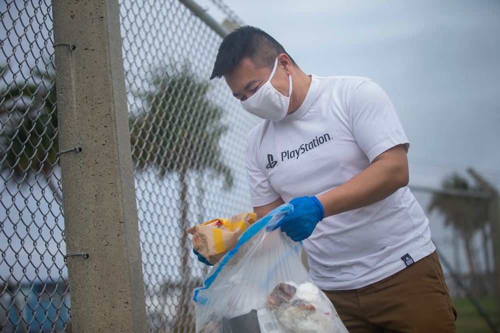 MCIPAC service members keep Okinawa clean with base cleanup