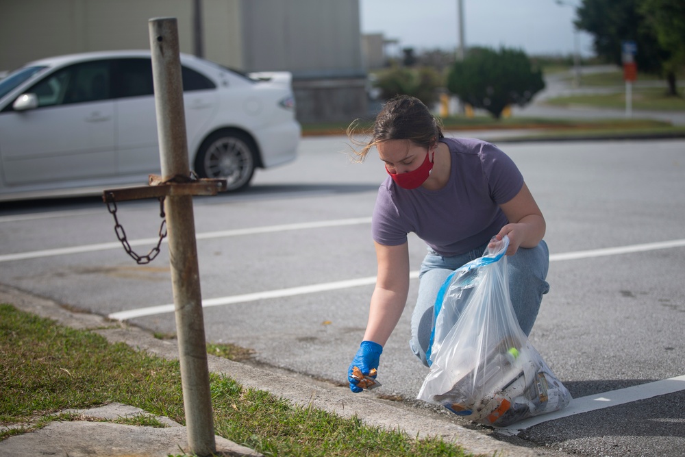 MCIPAC service members keep Okinawa clean with base cleanup