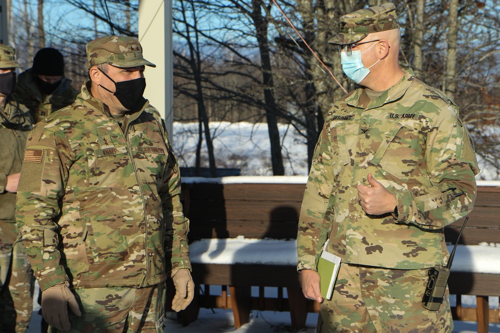Wisconsin Adjutant General Visits Winter Strike 21
