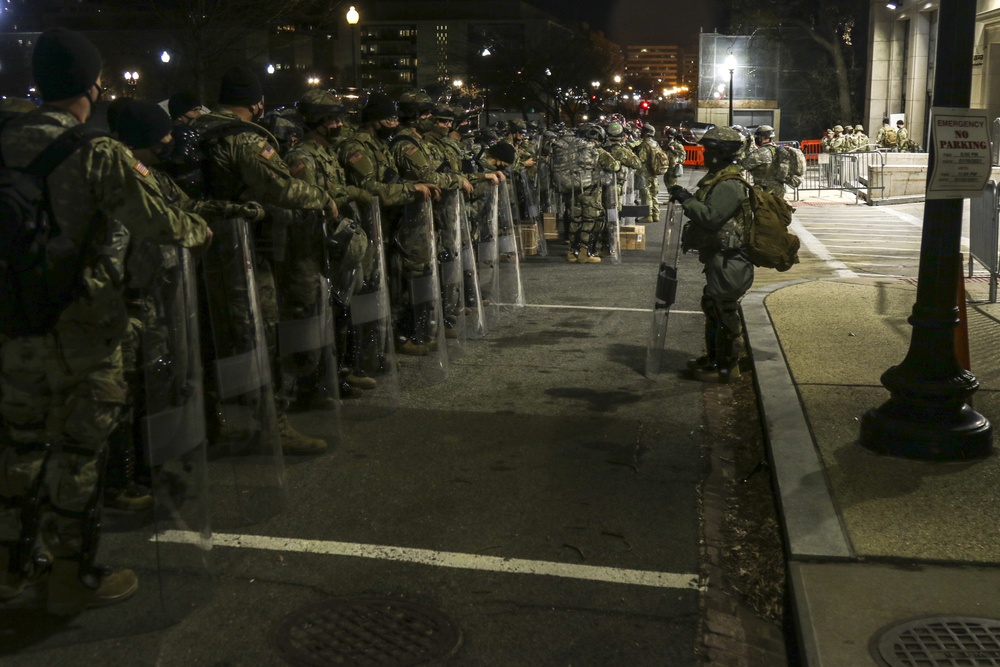 National Guard Soldiers and Airmen Provide Support for the 59th Presidential Inauguration&quot;
