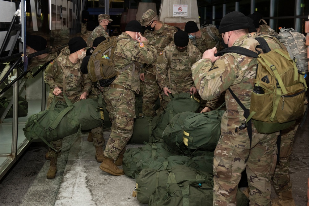 172nd Law Enforcement Detachment departure