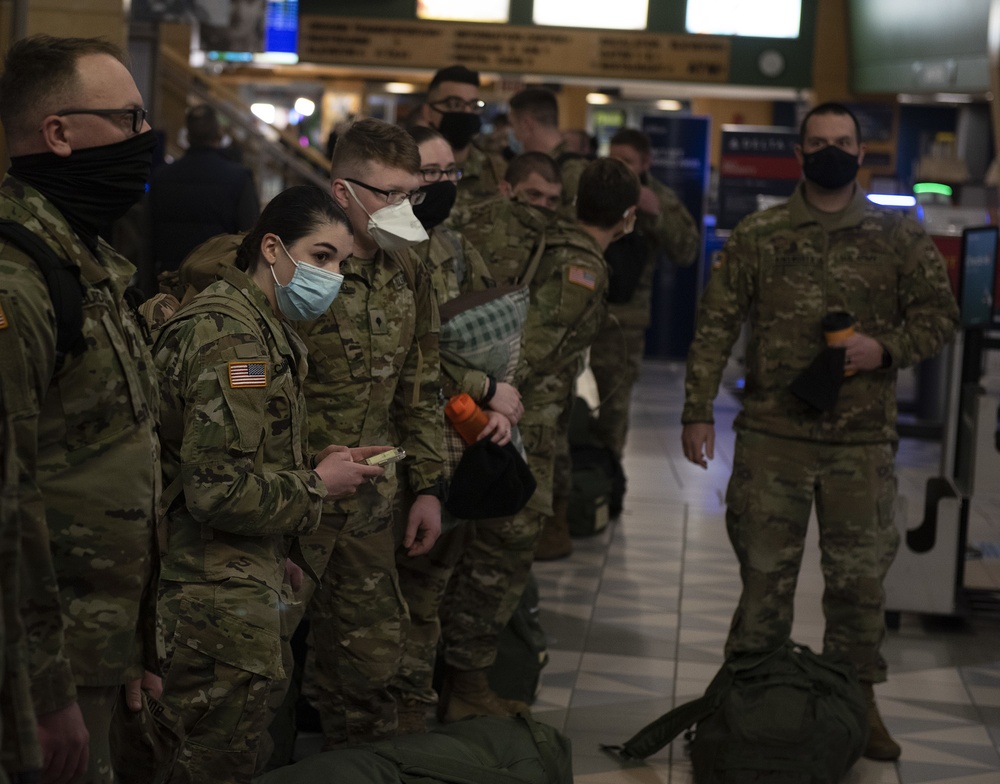 172nd Law Enforcement Detachment departure