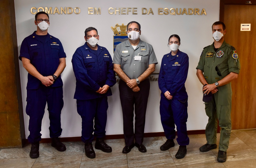 U.S. Coast Guard, Brazilian navy, and Portuguese navy meet in Rio