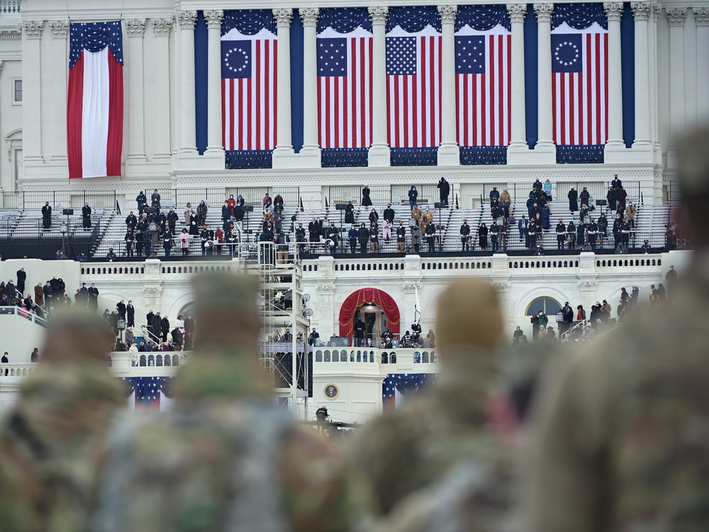 National Guard Members Support the 59th Presidential Inauguration