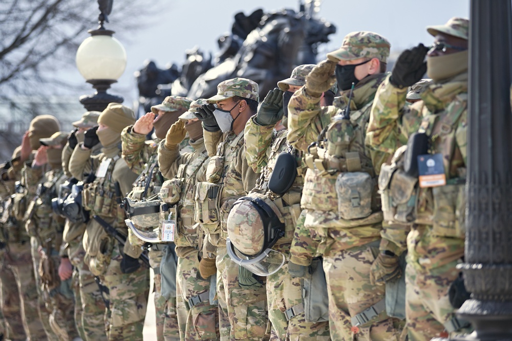 National Guard Members Support the 59th Presidential Inauguration