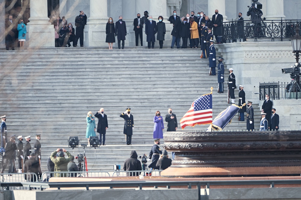 National Guard Members Support the 59th Presidential Inauguration