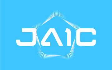 JAIC logo - blue/white