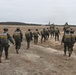 Brazilian Paratroopers marching to plane before jump at JRTC 21-04.