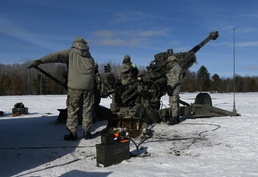 Wisconsin National Guard Field Artillery trains, enhances readiness at Winter Strike 21