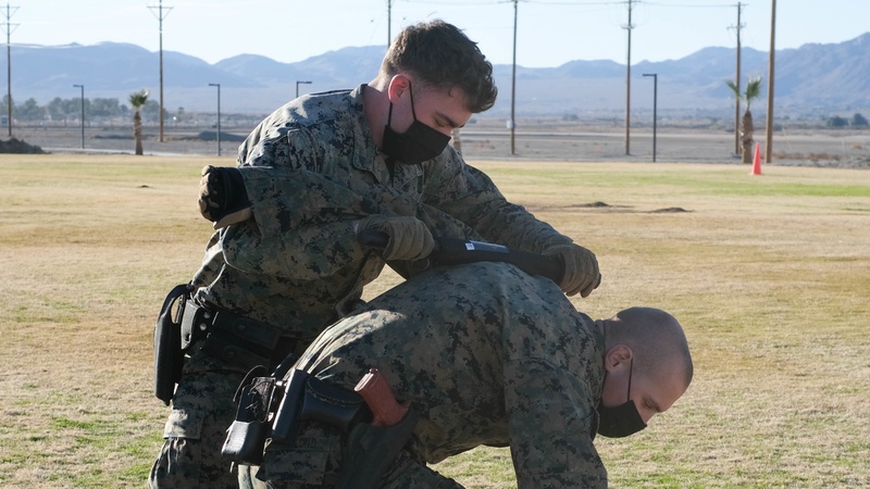 Sustaining the force: MCAGCC PMO trains Marines in security guard course