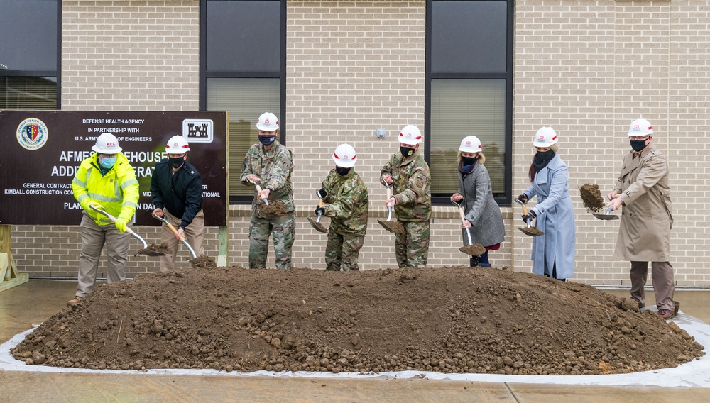 AFMES breaks ground for new warehouse addition, alteration