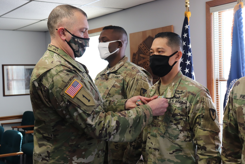 Fort McCoy Garrison Soldiers awarded Military Outstanding Volunteer Service Medal