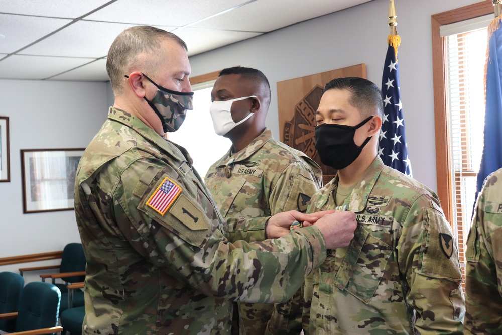 Fort McCoy Garrison Soldiers awarded Military Outstanding Volunteer Service Medal