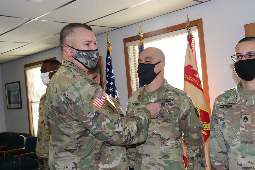 Fort McCoy Garrison Soldiers awarded Military Outstanding Volunteer Service Medal