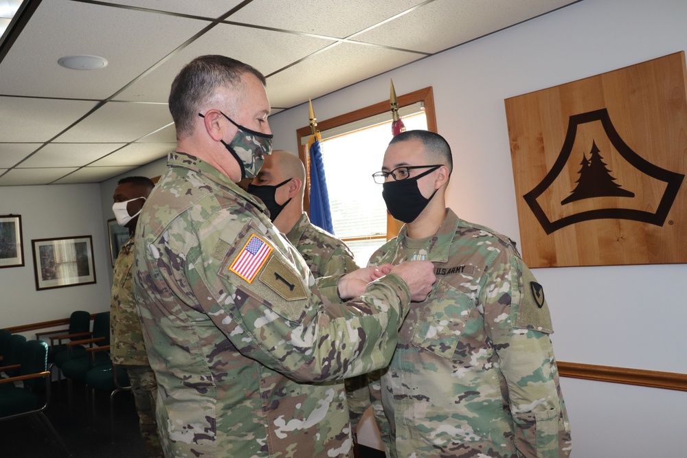 Fort McCoy Garrison Soldiers awarded Military Outstanding Volunteer Service Medal