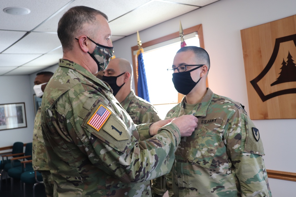 Fort McCoy Garrison Soldiers awarded Military Outstanding Volunteer Service Medal