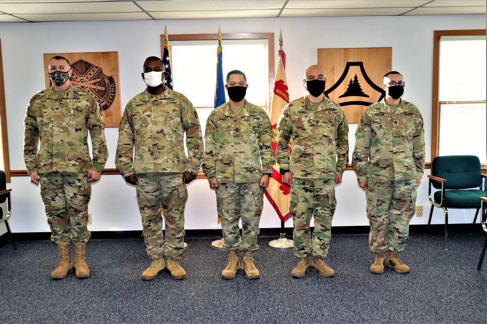 Fort McCoy Garrison Soldiers awarded Military Outstanding Volunteer Service Medal