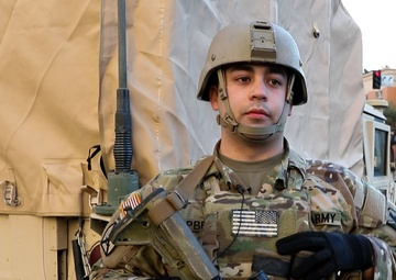 Cal Guard Soldiers respond to car accident during Sacramento civil unrest mission