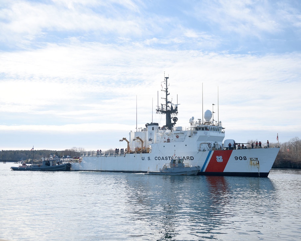 Coast Guard Cutter Tahoma returns home after 58-day patrol in Northern Atlantic