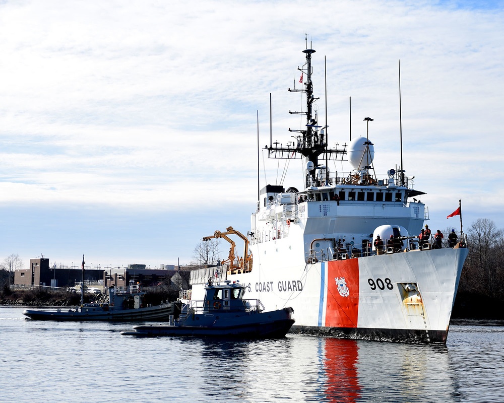 Coast Guard Cutter Tahoma returns home after 58-day patrol in Northern Atlantic