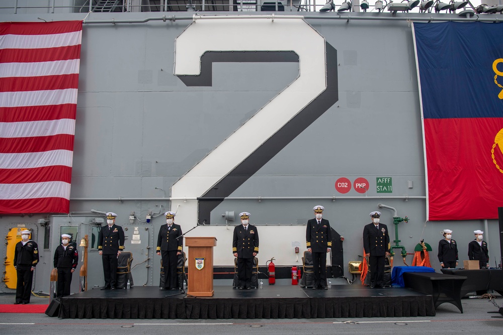 USS Essex Change of Command Ceremony