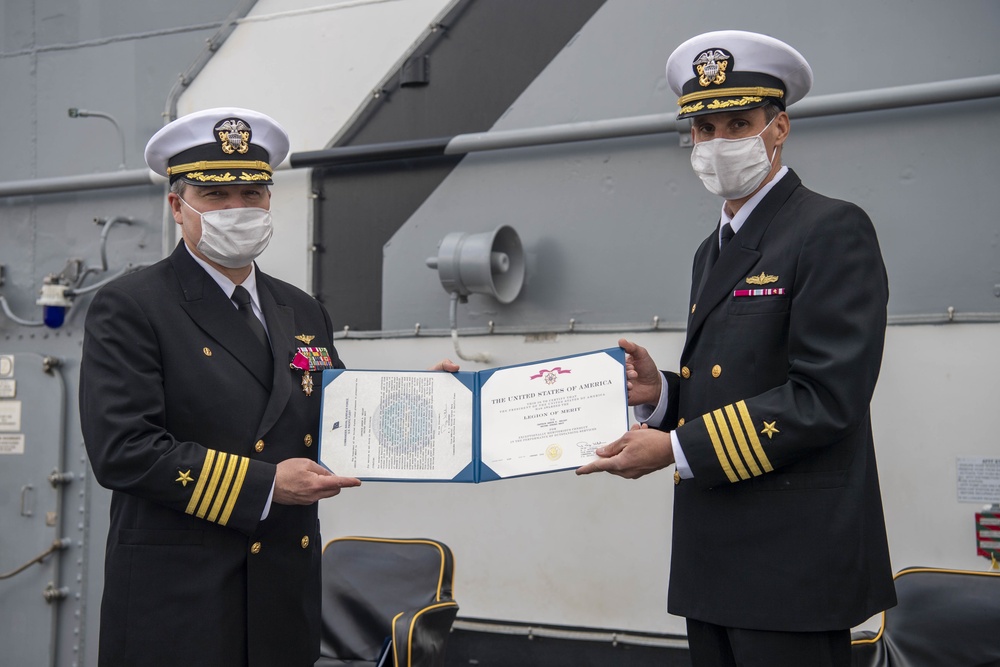 USS Essex Change of Command Ceremony