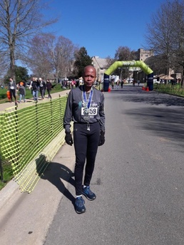 Local retired Soldier never tires of running