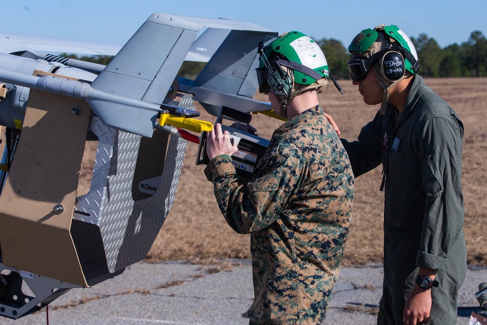 Marines use drones to support Army 3rd Infantry Division